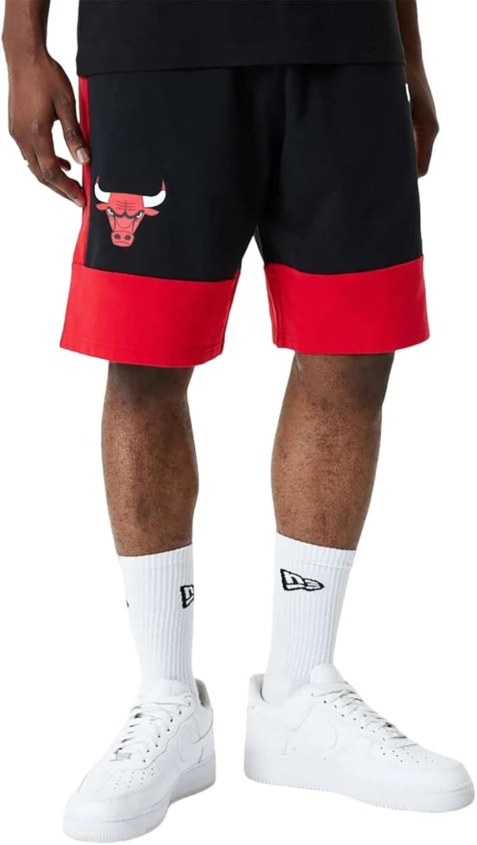 New Era Nba Colour Block Shorts Chibul Blkfdr - Szorty Mężczyźni