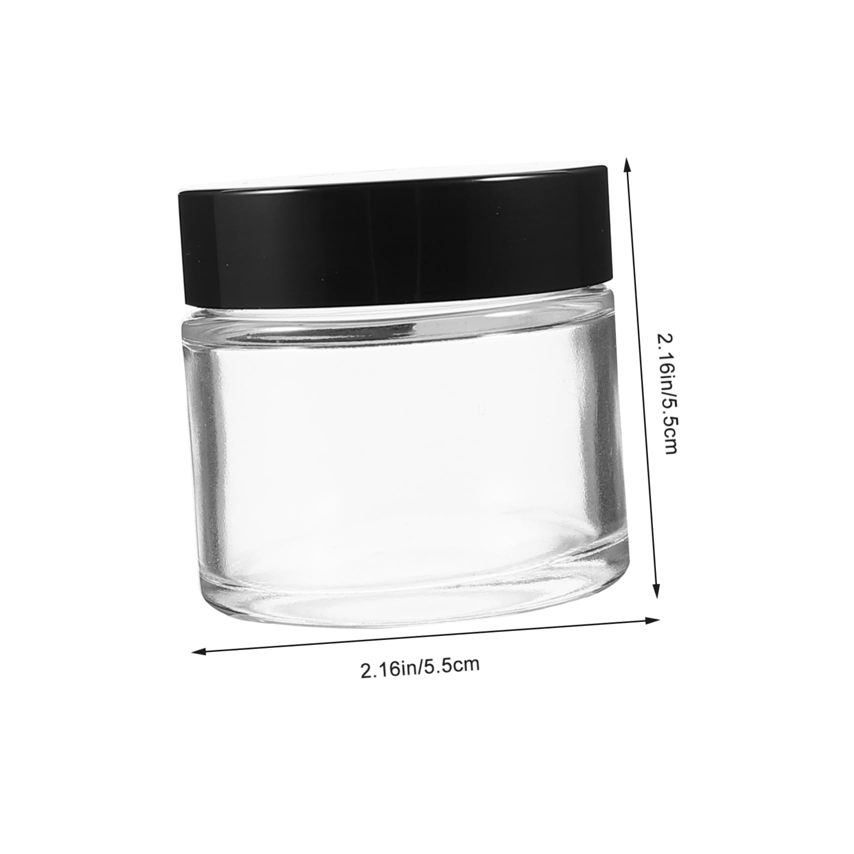 KOCKSHION 10pcs Glass Candle Tins for Candle Making Empty Jars for Home Fragrance and Craft Projects Containers for Bedroom and Living Room Decor