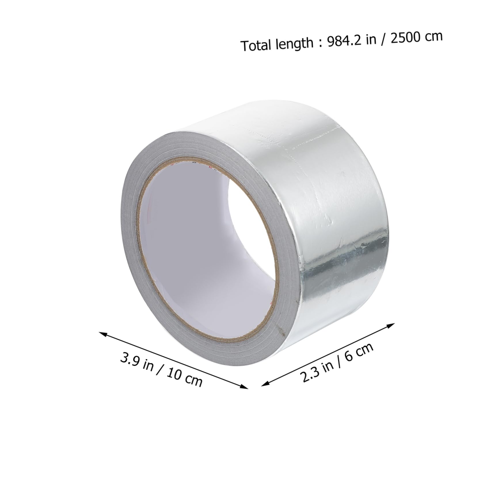 BUGUUYO Duct Repair Tape 3 Pack Aluminum Foil Tape Adhesive Sealing 6cm x 25m Multi-use for Plumbing Heat Protection