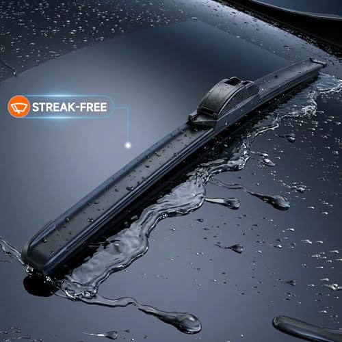 Image of AUTOBOO PLUS 20 inch + 20 inch All-Season Windshield Wiper Blades (Pack of 2)