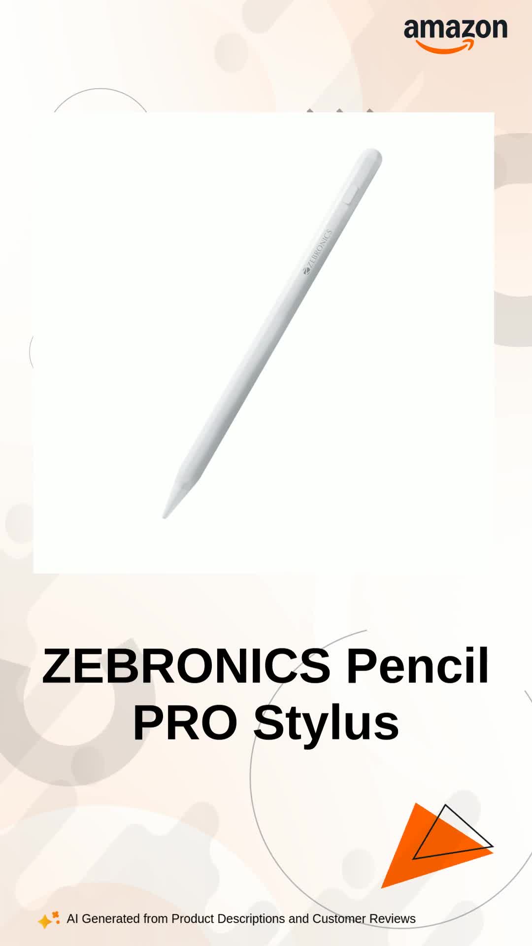 Amazon.in: Buy ZEBRONICS Pencil PRO Stylus for iPad, iPad mini