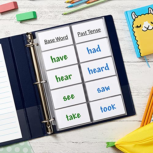 Avery(R) Clear Business Card Organizer Pages for 3 Ring Binders, 10 Per Pack, 3-Pack, Holds 600 Cards Total (78723) - Image 3