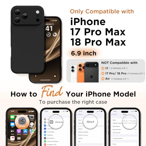 Image of GolbinBox Magnetic for iPhone 18 Pro Max Case /17 Pro Max Case, Black
