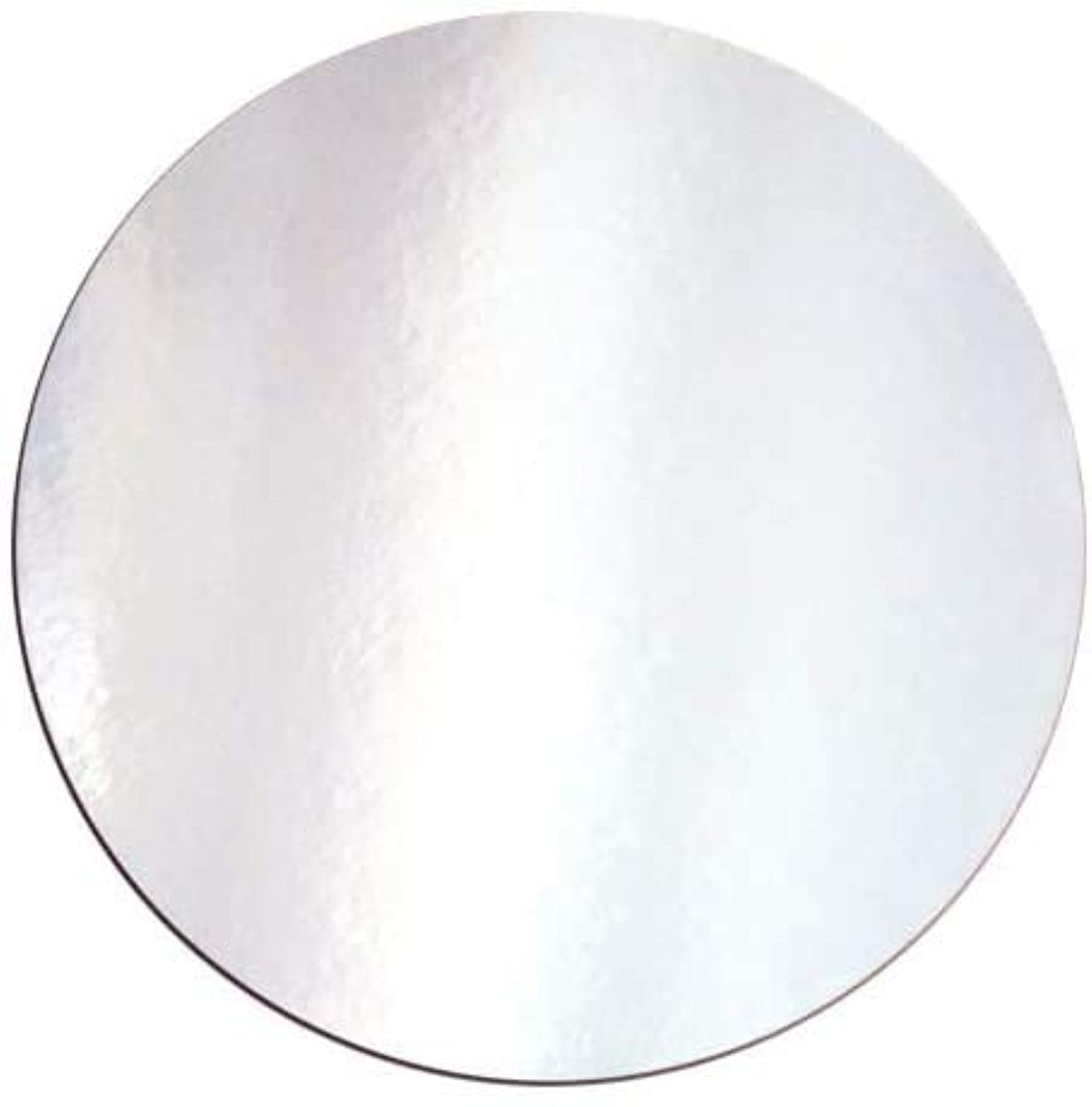 Silver Round Circle Cardboard Base Cake Boards,10in - 3 Pieces