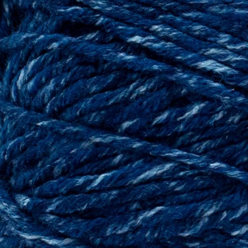 Image of Lion Brand Yarn, Jeans Soft Knit & Crochet Yarn, Classic, Blue, 3 Pack