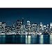 Produktbild Vlies Fototapete 300x210 cm PREMIUM PLUS Wand Foto Tapete Wand Bild Vliestapete - NEW YORK BLUE NIGHT SKYLINE - New York City USA Amerika Empire State Building Big Apple - no. 0022