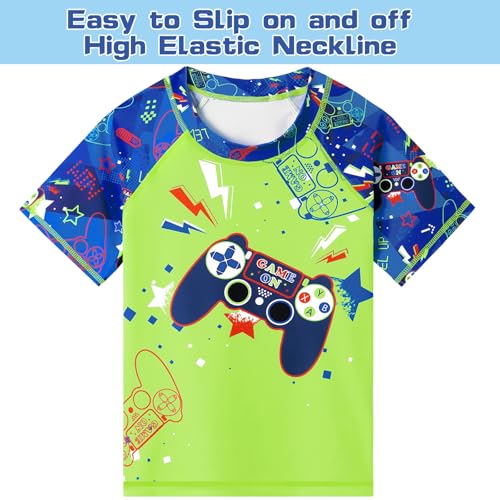 Toddler Boy Swimsuit Kids Swimsuit Boys Two Pieces Shark Swimsuit Toddler Rash Guard and Trunk2