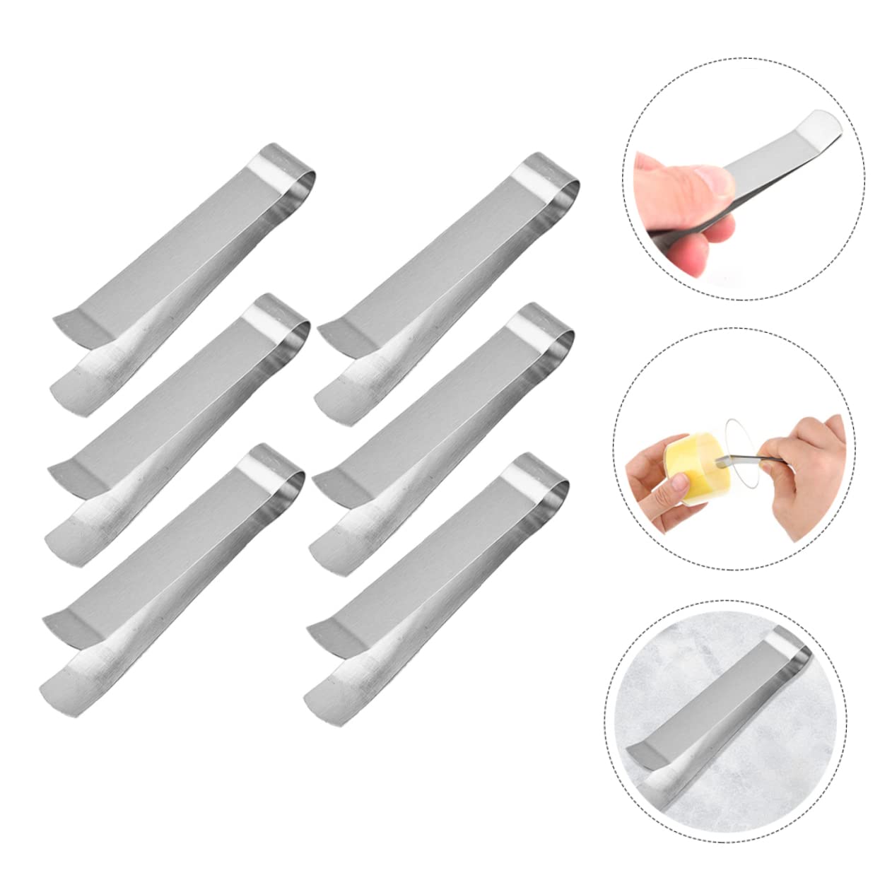 CORHAD Candle Wick Trimmer 6pcs Stainless Steel Snuffer Tool for Aromatherapy Candles