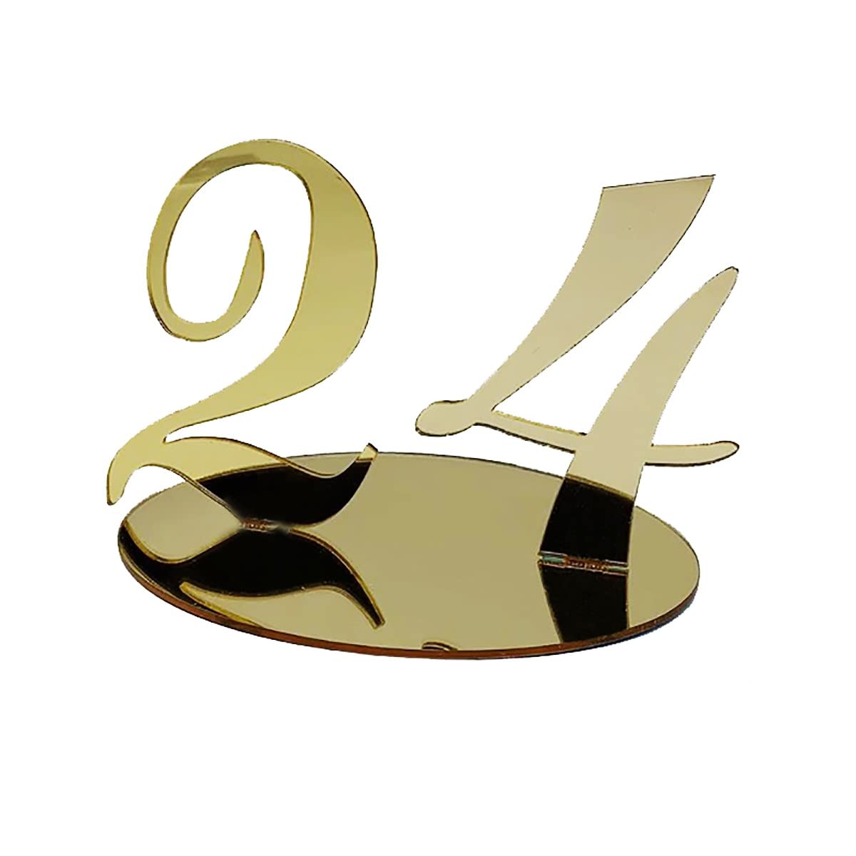 GTHTUHFD Acrylic Table Numbers, 1-10/20/30 Mirror Gold Table Numbers Decoration For Weddings Marriage Anniversary Events Party, Acrylic Wtable Numbers/1 To 20,1 to 30 (30 Pieces)