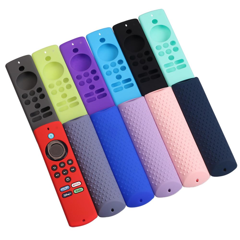 Custodia in silicone per telecomando TV Adatto per Amazon Fire TV Stick Lite 2021 Blu