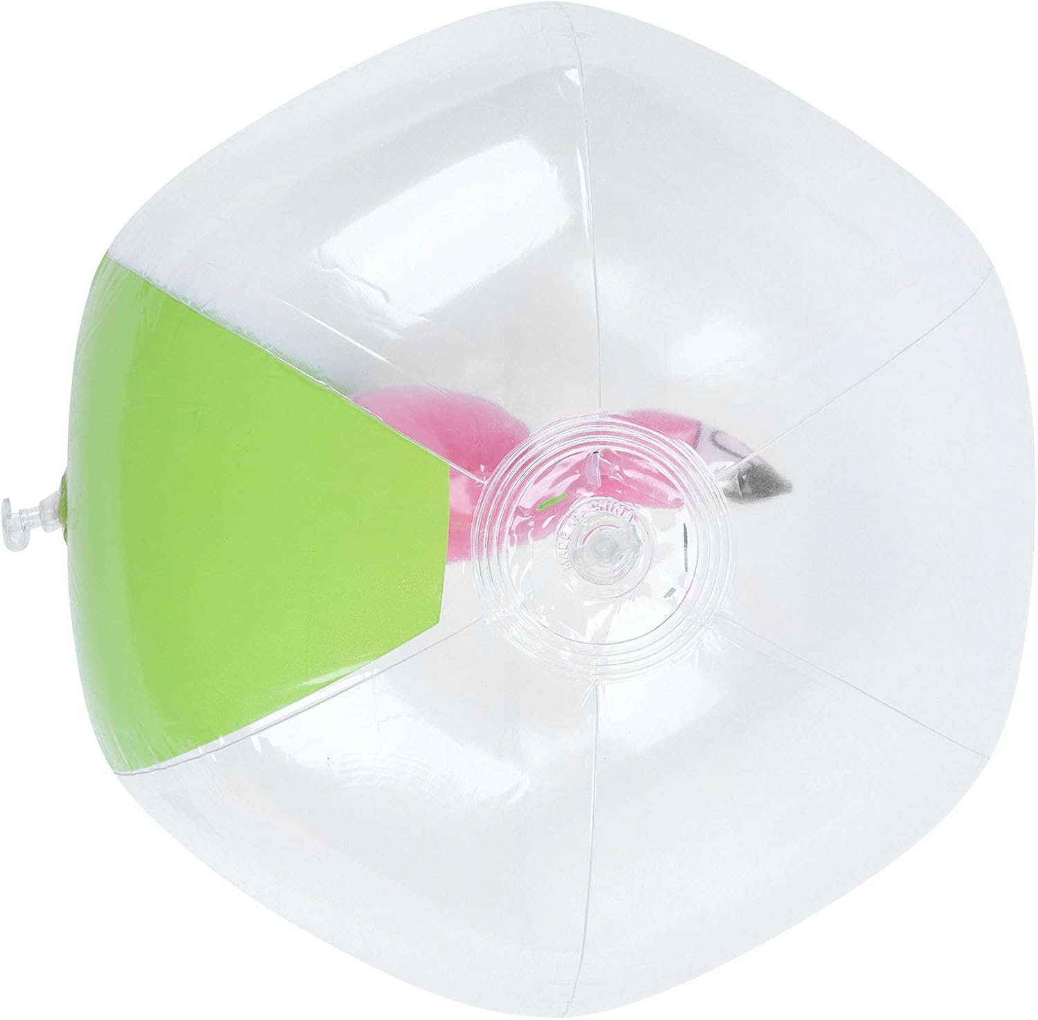 Beach Ball, 3D Transparent Inflatable Swimming Pool Ball for Kids Water Play at Pool Beach Lake Parties Outdoor Games