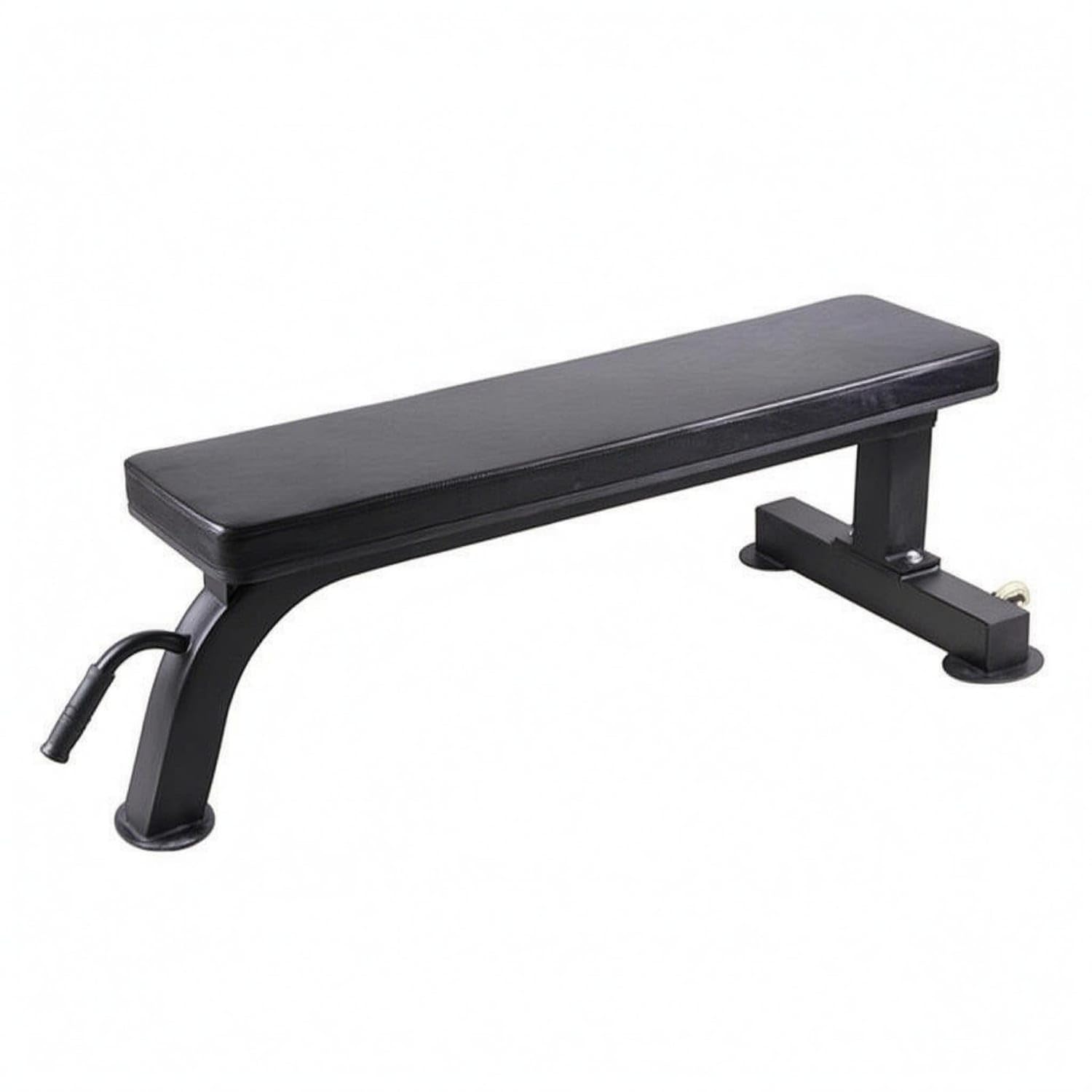 Bnf® Black Padded Flat Weight Bench Metal Frame Commercial Weight Bench Stitched Edges Gym Equipment Transport Wheels, 144x60x44cm-image-24