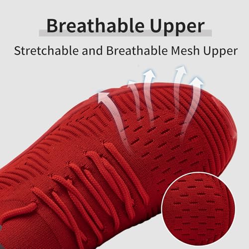 Image of Running Shoes for Men Non Slip Tennis Gym Sneakers Lightweight Breathable Mesh Athletic Shoe Comfortable Casual Workout Walking Shoe for Outdoor Travel Work and Daily Use