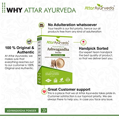 Attar Ayurveda Ashwagandha Powder 100g - Image 7