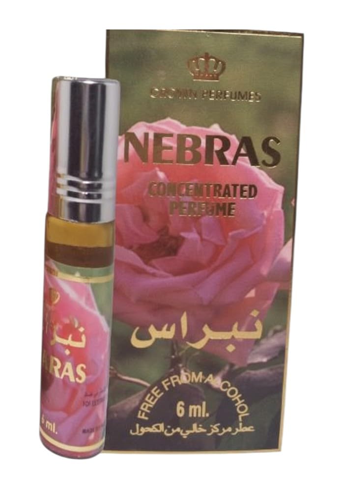Al Rehab Nebras 6ml Attar | Alcohol-Free Concentrated Perfume Oil | Long-Lasting Floral Oriental Ittar for Women & Men | Roll-On Perfume with Rose & Soft Musk Notes-image-4