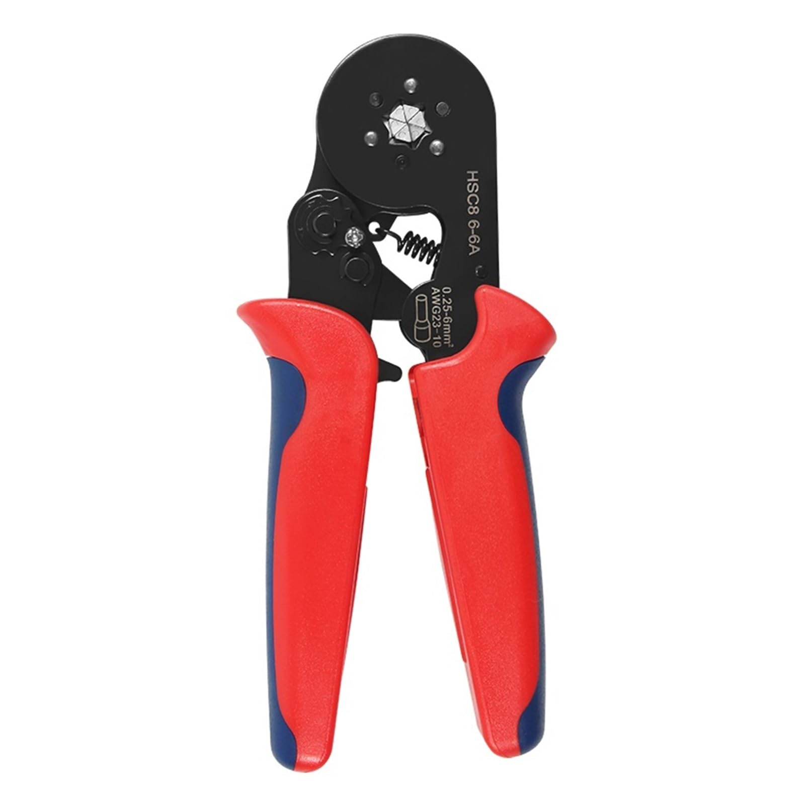 Wbtajzhy Hsc8 66A Insulated Wire Crimping Pliers Hsc8 16-4S 16-6S 16Mm² 6-4 10Mm² Crimper Tool Tubular Terminal Ferrule Electrical Clamp