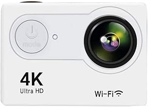 HHZL Photo Camera Digital Sports Camera 170 Degree Wide-angle Fisheye Camera HD Display Support WiFi Connection 1050mAh Durable Use Mini Camera Color White HHZL Photo Camera Digital Sports Camera 170 Degree Wide-angle Fisheye Camera HD Display Support WiFi Connection 1050mAh Durable Use Mini Camera Color White