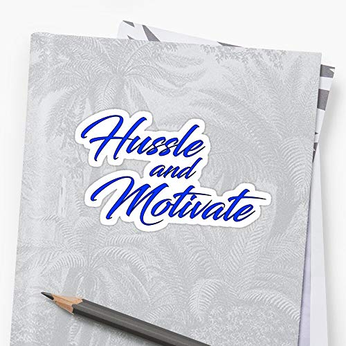 Hussle and Motivate Stickers (3 Pcs/Pack)