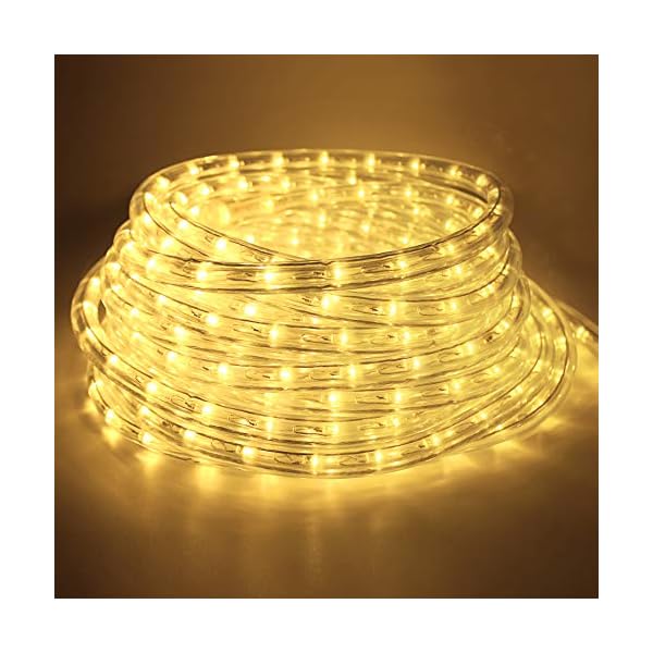 Forever Speed 6 Meter LED Lichterschlauch Außen, 216 LEDs Wasserfest LED Schlauch für Auße, Dekoration Beleuchtung LED…
