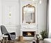Besdomus Gold Arched Vintage Mirror: 30