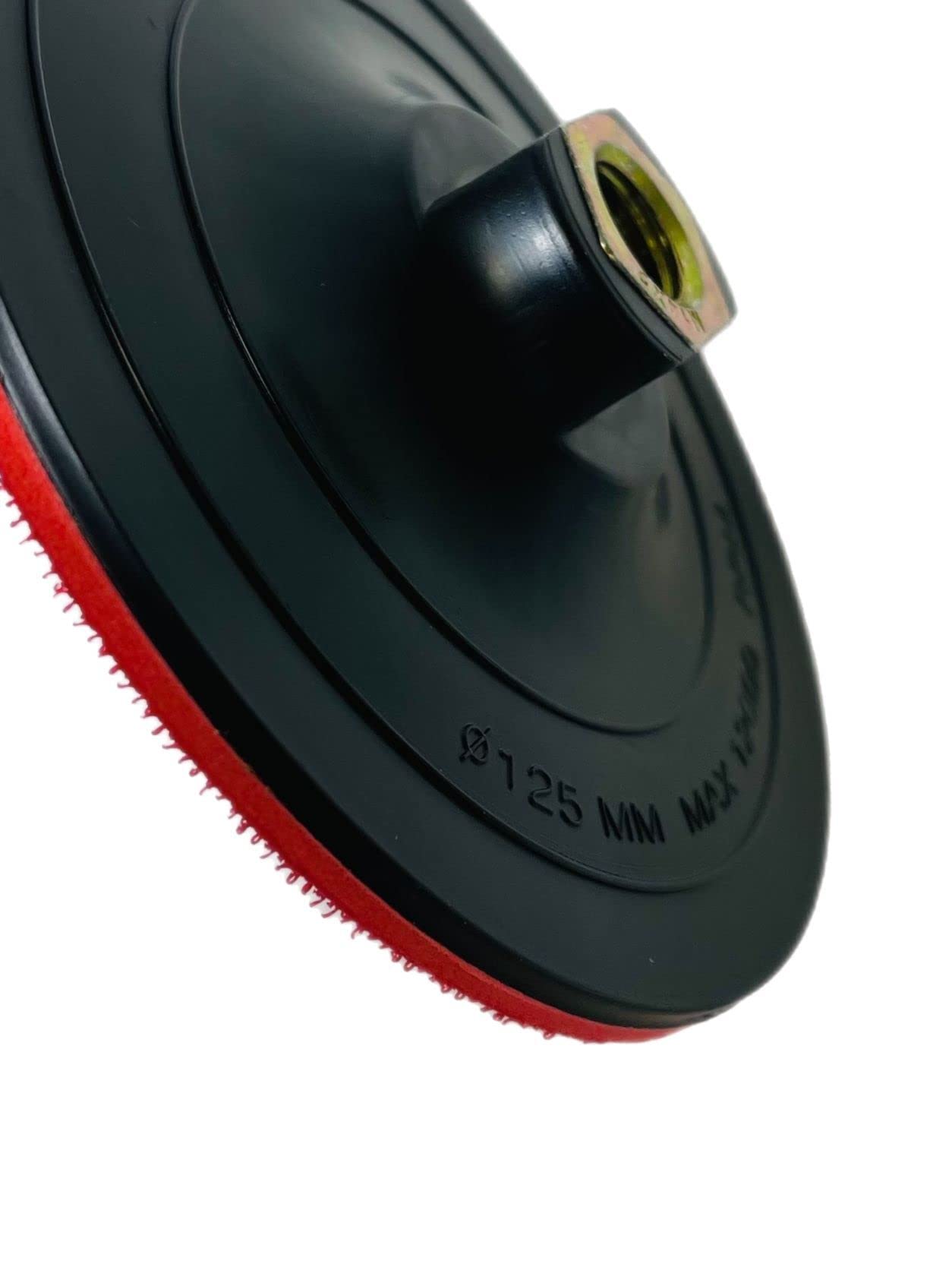 5 discos de apoyo de 125 mm + 200 discos abrasivos de 125 mm grano 40 para taladro eléctrico