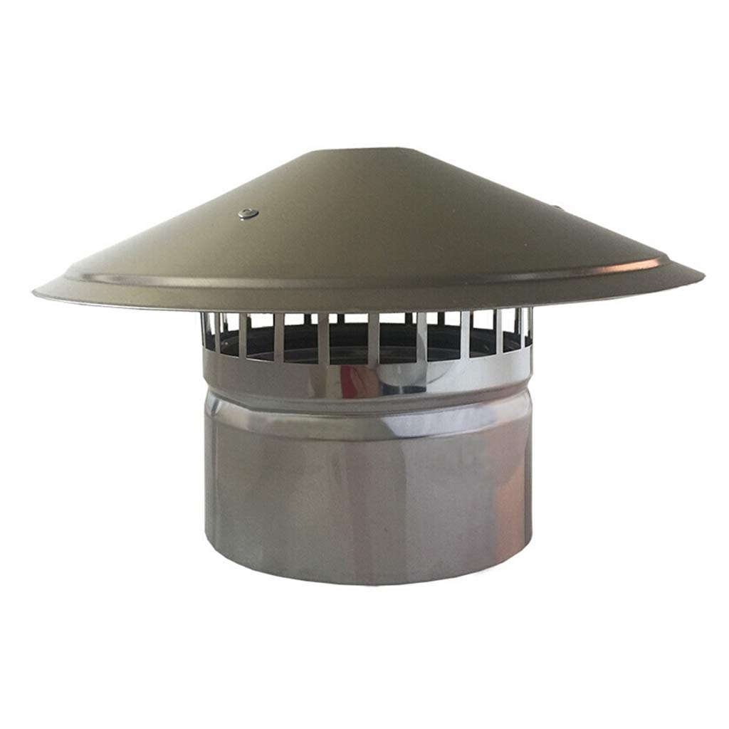 Chapeau de cheminée en acier inoxydable pour conduit de ventilation