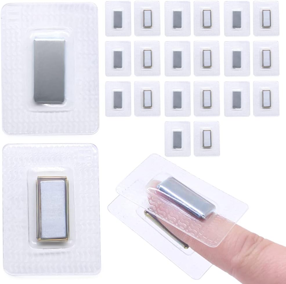 SEMINI Hidden Sew Magnetic Snap Invisible Hidden Sew in PVC Hidden Purse Closure for Fastener Handbag Cloth Clasp DIY Craft Sewing Tools
