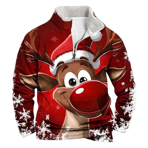 Generisch Weihnachtspullover Herren, Weihnachtspulli Herren,...