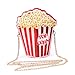 LUI SUI Mädchen PU Leder Geldbörse Cupcake EIS Popcorn süße Milch Box Brieftasche Tasche kleine Crossbody Persönlichkeit Mini Umhängetasche Handtaschen