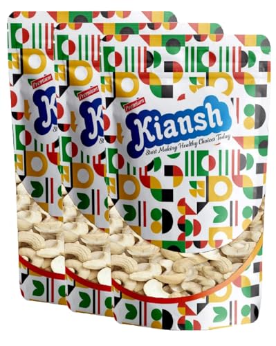 Image of Kiansh Dry fruits (Cashews Kernels Piece Split Nut, 600g)