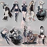 よふかしのうた アクリルスタンド 7個セット 夜守コウ 七草ナズナ 朝井アキラ アクリルスタンド 全身 台座あり デスク装飾 かわいい キャラクタープレゼント 誕生日ギフト贈り物 非公式 (7個セット)