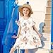 ALAZA Little Girl Dresses Short Sleeve Toddler Girls Dress Clothes Dancing Sloth Fashion 2T