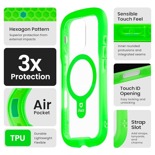 Coque transparente iPhone 16 Plus iFace antichoc et magnétique - 5