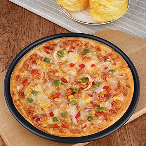 Bakeware Pizza Crisper Pan Pizza Tray Pizza Tray, Non-Stick Pizza Pan, Round Baking Tool, Multi Size Deep Dish Pizza Pan, Healthy Bakeware For Oven Baking Pizza Pans & Stones Pizza Baking Supplies #TOP5