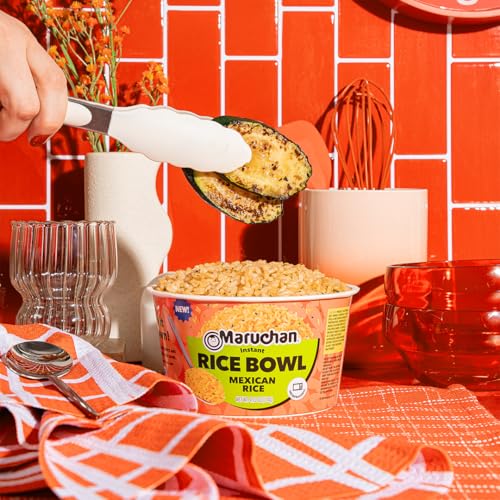 Image of Maruchan Instant Rice Bowl, Mexican Flavor - Microwavable Quick & Easy Side Dish or Meal for Kids, Students and Busy Families - 4.02 Oz. (6 Pack)