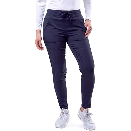 Adar Pro Scrubs for Women - Ultimate Yoga Jogger Scrub Pants