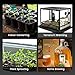 MARS HYDRO TS600 100W LED Grow Light with 10''x 20.75'' Seedling Heat Mat with Thermostat for Indoor Plants Hydroponic Seed Starting Vegetables