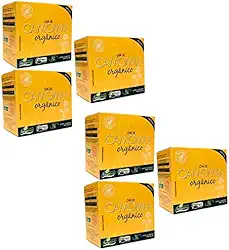 Genérico Kit 6 Caixas Chá de Camomila Orgânica Campo Verde 10g