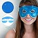 Navaris Set of 2 Gel Eye Masks - 2X Reusable Eye Masks for Hot/Cold Use
