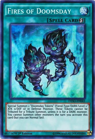 YU-GI-OH! - Fires of Doomsday (DESO-EN043) - Destiny Soldiers - 1ª Edición - Super Rare