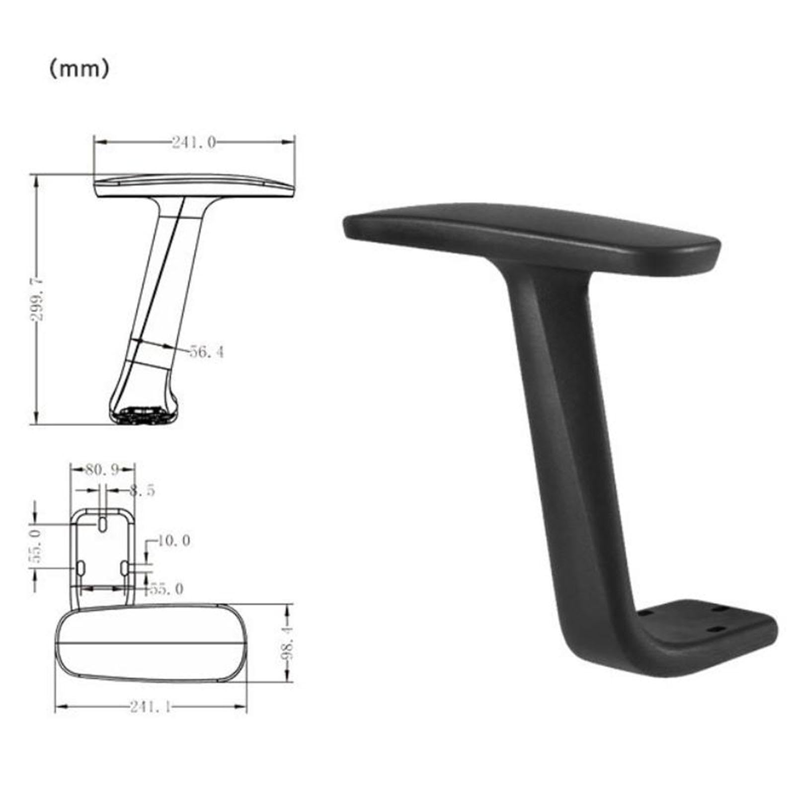 2 Pezzi braccioli per Sedia braccioli corrimano Accessori per mobili, Accessori, braccioli per sedie da Gioco per Sedia da Gioco, Sedia da Ufficio, Stile c