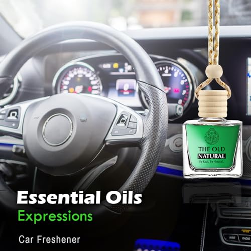 Image of Car Freshener with Essential Oils Fragrance in Glass bottle with Wooden Diffuser Lid | Expressions, Mystic Berry and Mystery Car Freshener Combo Pack of Boxes (10 * 3ml)