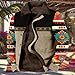 domirica Aztec Cowboy Western Winter Jackets for Men Long Sleeve Sherpa Fleece Lined Full Zipper Retro Ethnic Print Fashion Big And Tall Warm Coat Sweater,L