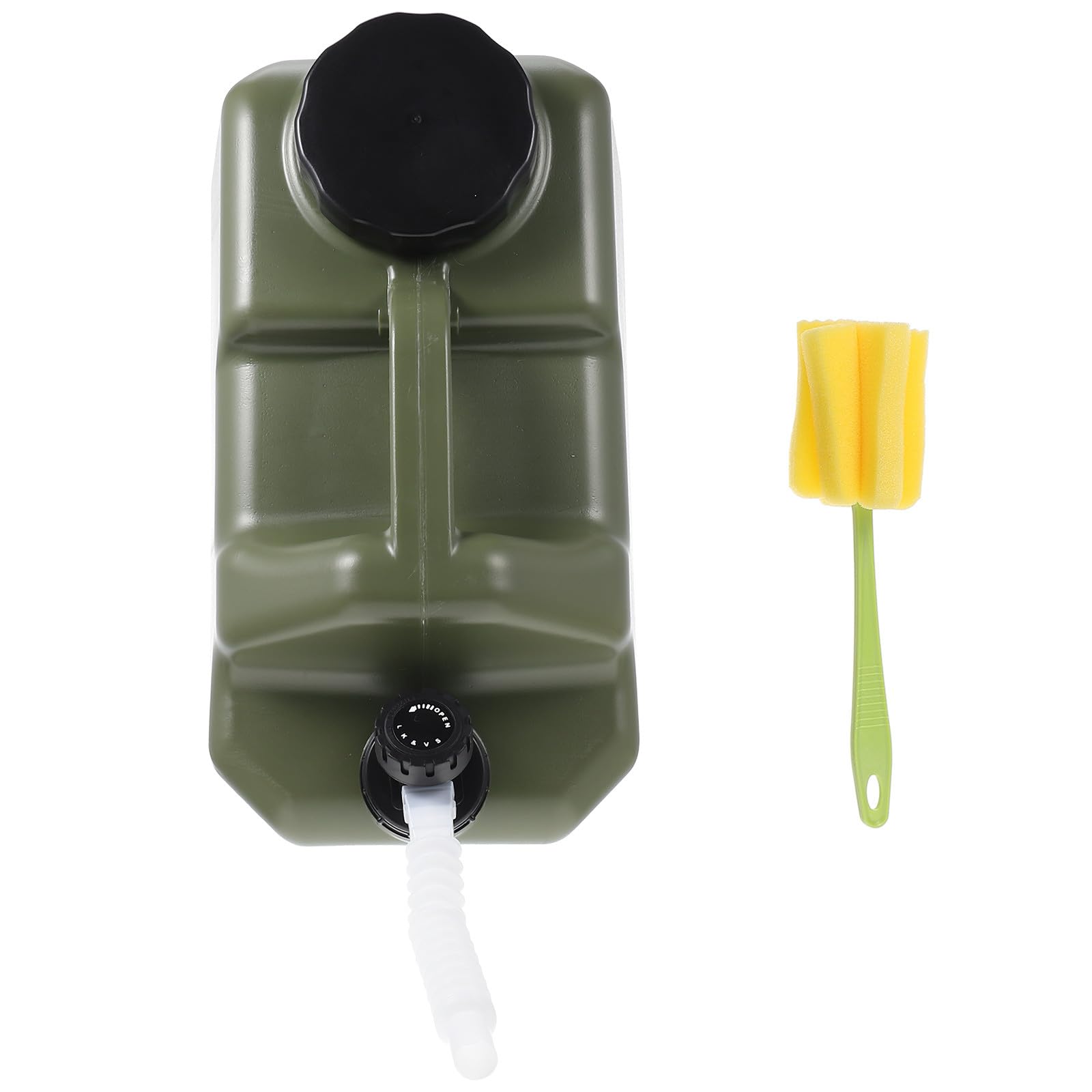 STOBAZA Contenitore Acqua Campeggio 18l in PE Rubinetto Portatile Leggero e Pratico per Barbecue e Viaggio Self-Driving