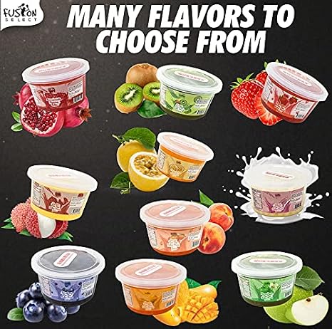 Fusion Select 2 Packs Green Apple Boba Bursting Boba Popping Boba Pearls Fruit Tea Snack Toppings