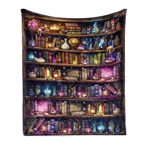 Book Lovers Gifts for Women, Bookish Blanket Gifts for Women