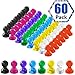 Produktbild Neodym Magnet Pins, 60 Stück Extrem Stark N52 Bunte Transparente Magnete 11 x 17mm, Kegelmagnete Kühlschrank Magnete, Tafelmagnete in 8 Farben für Magnettafel, Whiteboard, Pinnwand