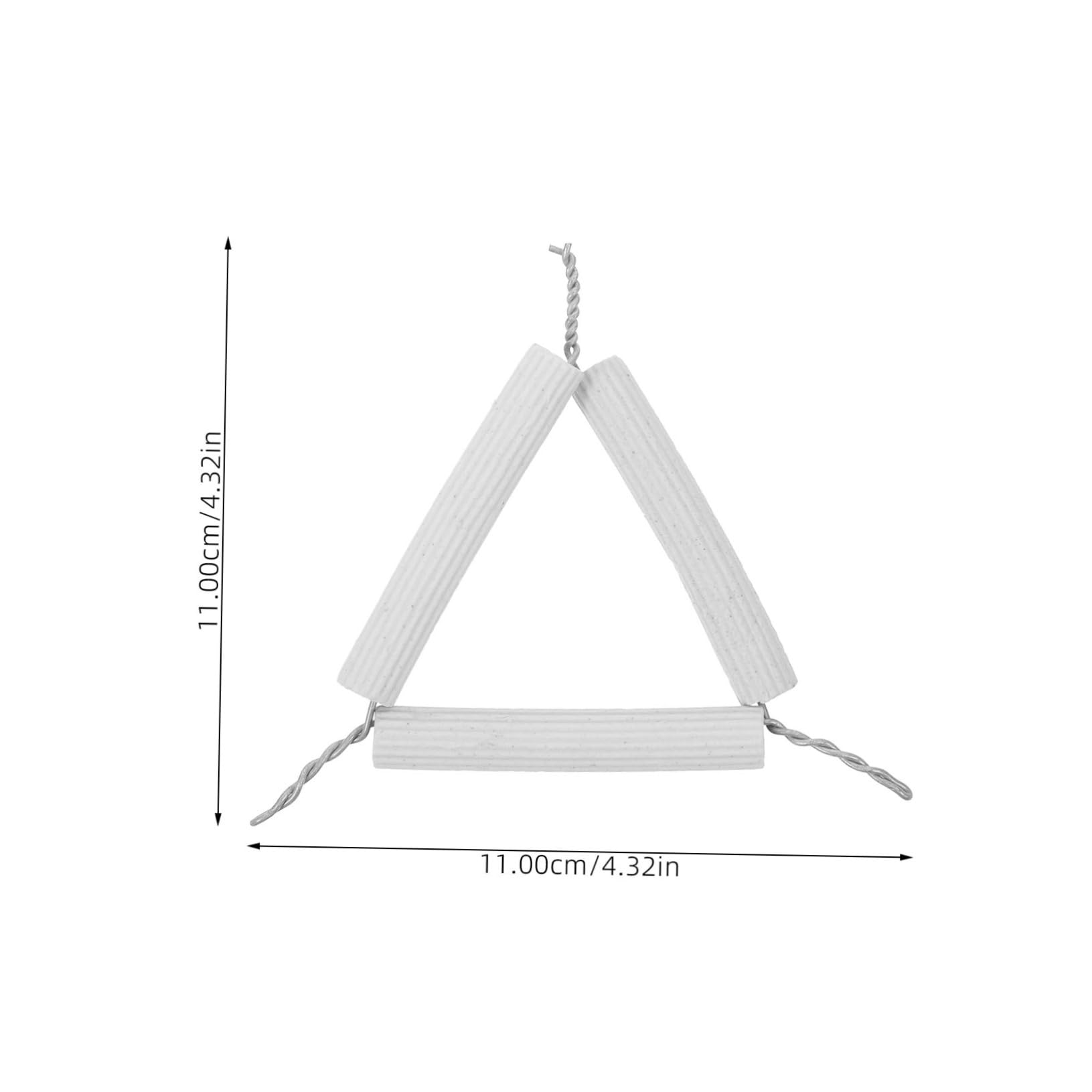 SOLUSTRE Crucible Tongs Triangle Rack 10pcs Crucible Supplies Heat Resistant for Chemistry Science