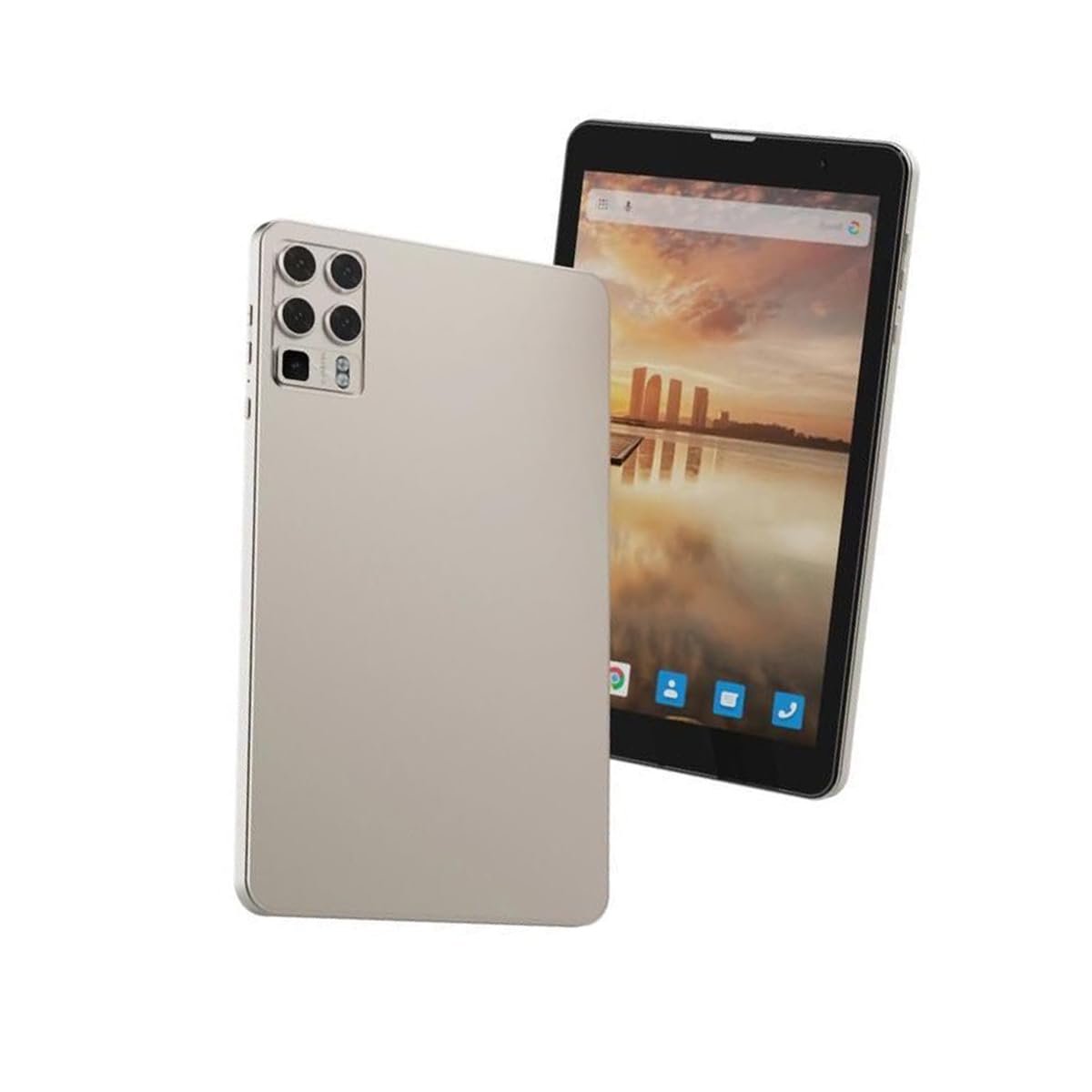 Oteeto Tab8 5G Android Tablet With 8 Inch Display 8GB RAM 256 GB ROM and 5000 mAh Battery Gold