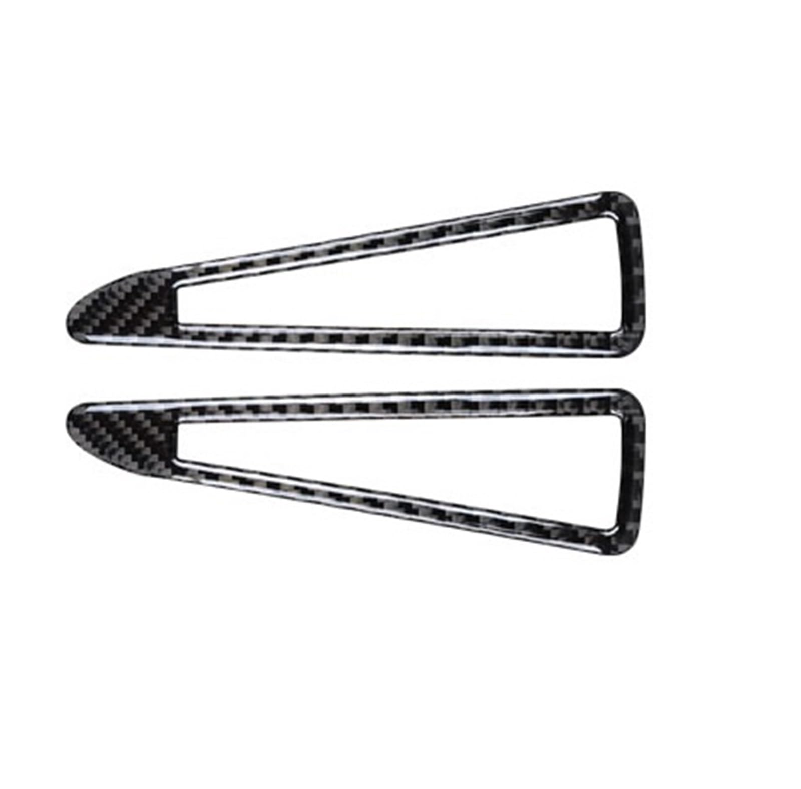 Car Trim Interior for A3 S3 8Y 2021-2024 RHD LHD Car Door Outlet Frame Accessories Interior Trim Soft Carbon Fiber Sticker Interior Mouldings(Black Carbon)
